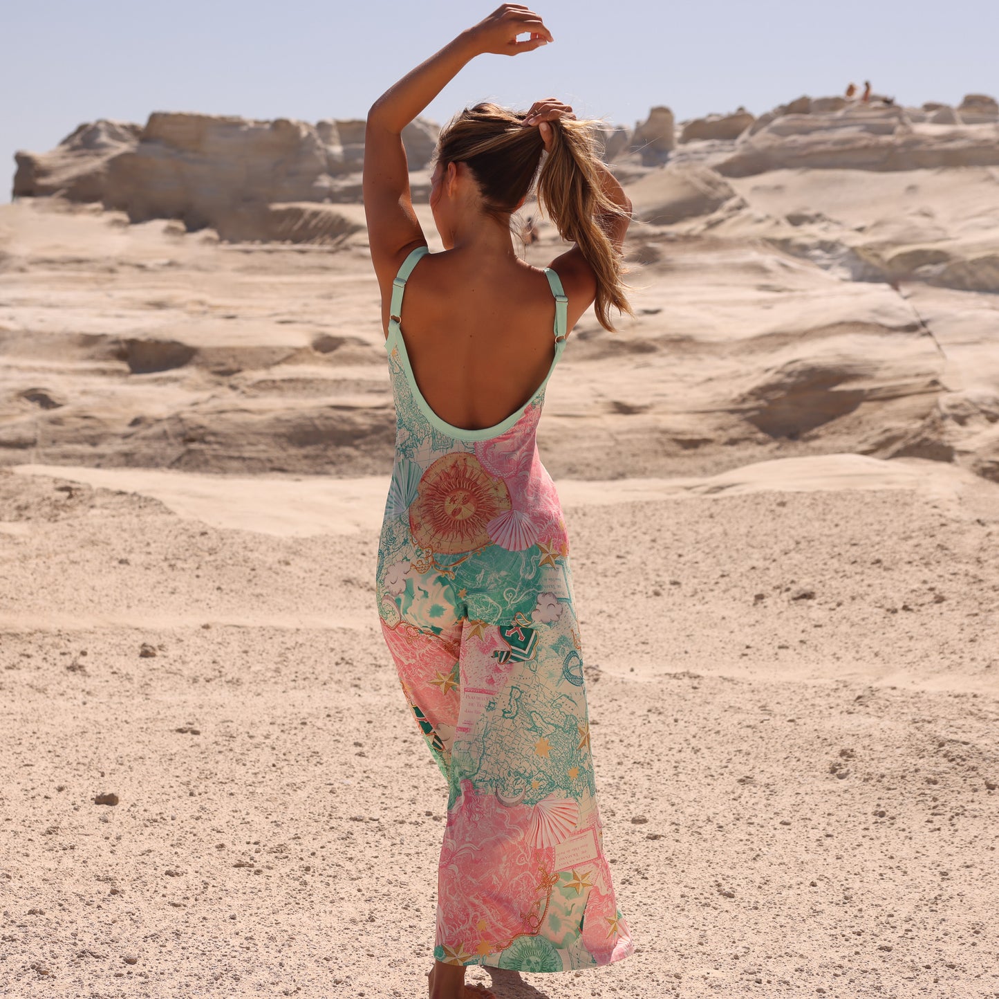 Kulani Kinis - Scoop Low Back Maxi Dress - Neverland