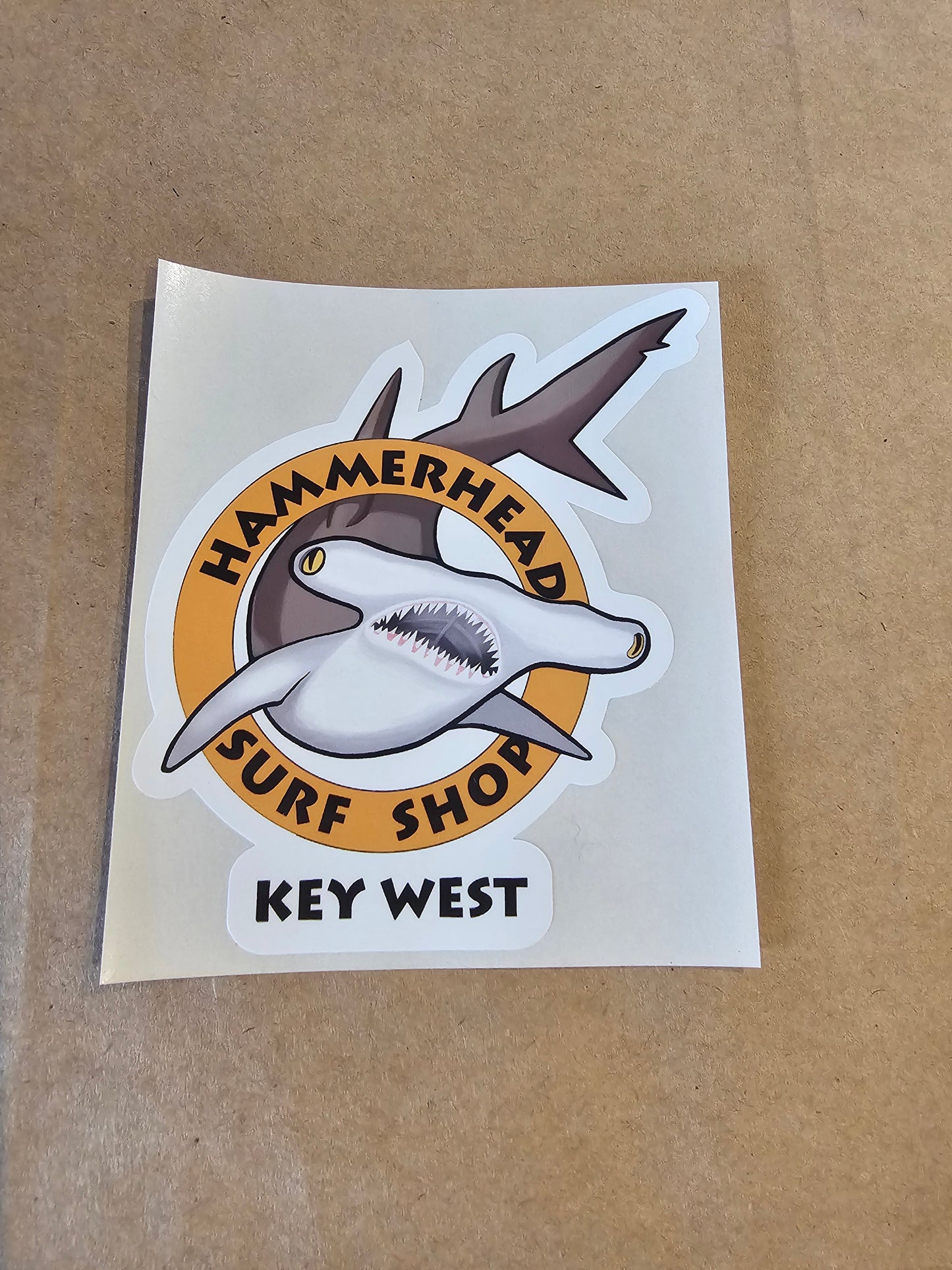 Hammerhead Weatherproof Sticker