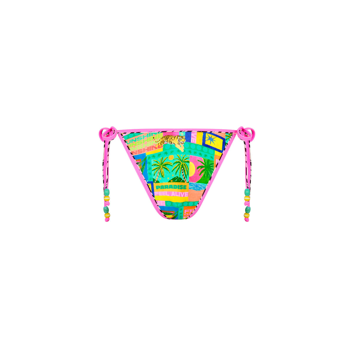 Kulani Kinis - Double Bind Cheeky Tie Bikini Bottom - Sun Honey