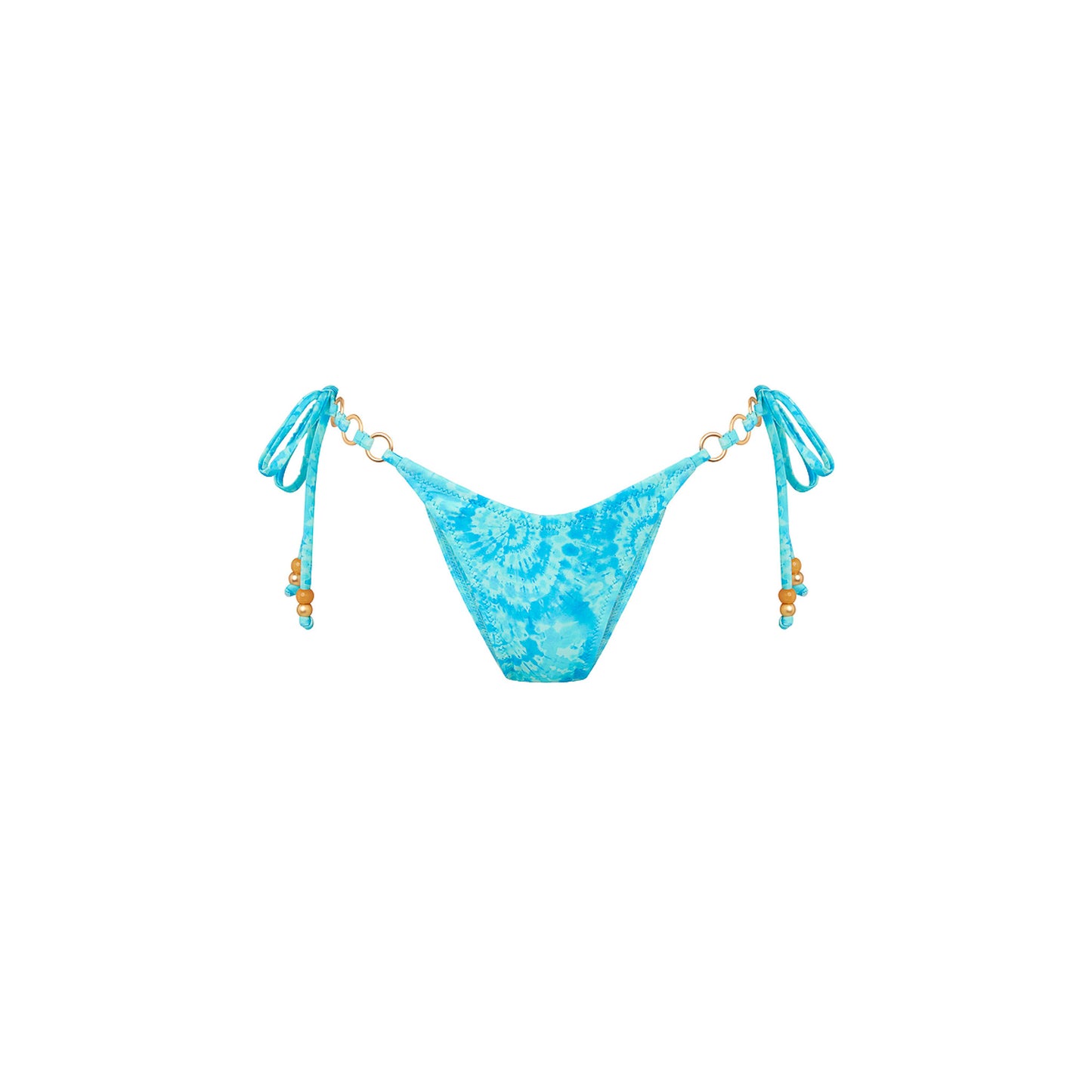 Kulani Kinis - Trio Ring Cheeky Tie Bikini Bottom - Starry Seas