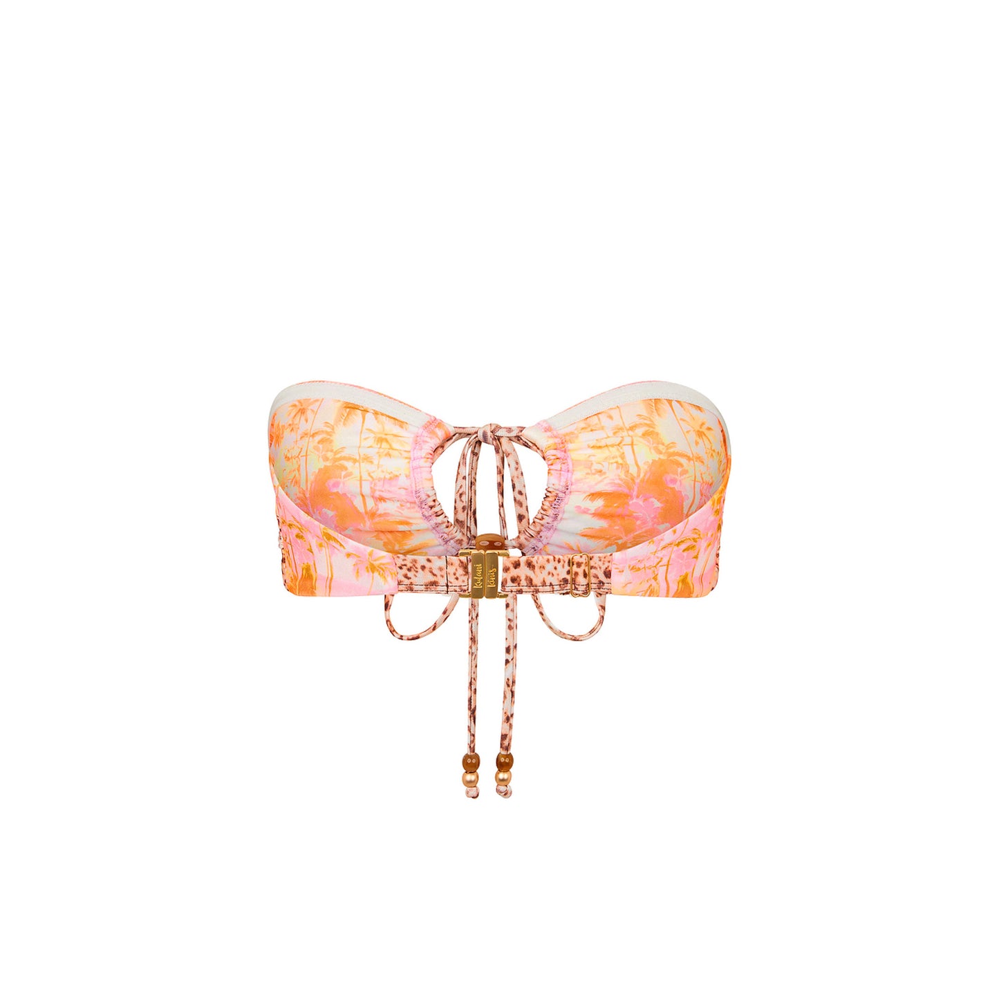 Kulani Kinis - Soft Splice Bandeau Bikini Top - Wild Skies