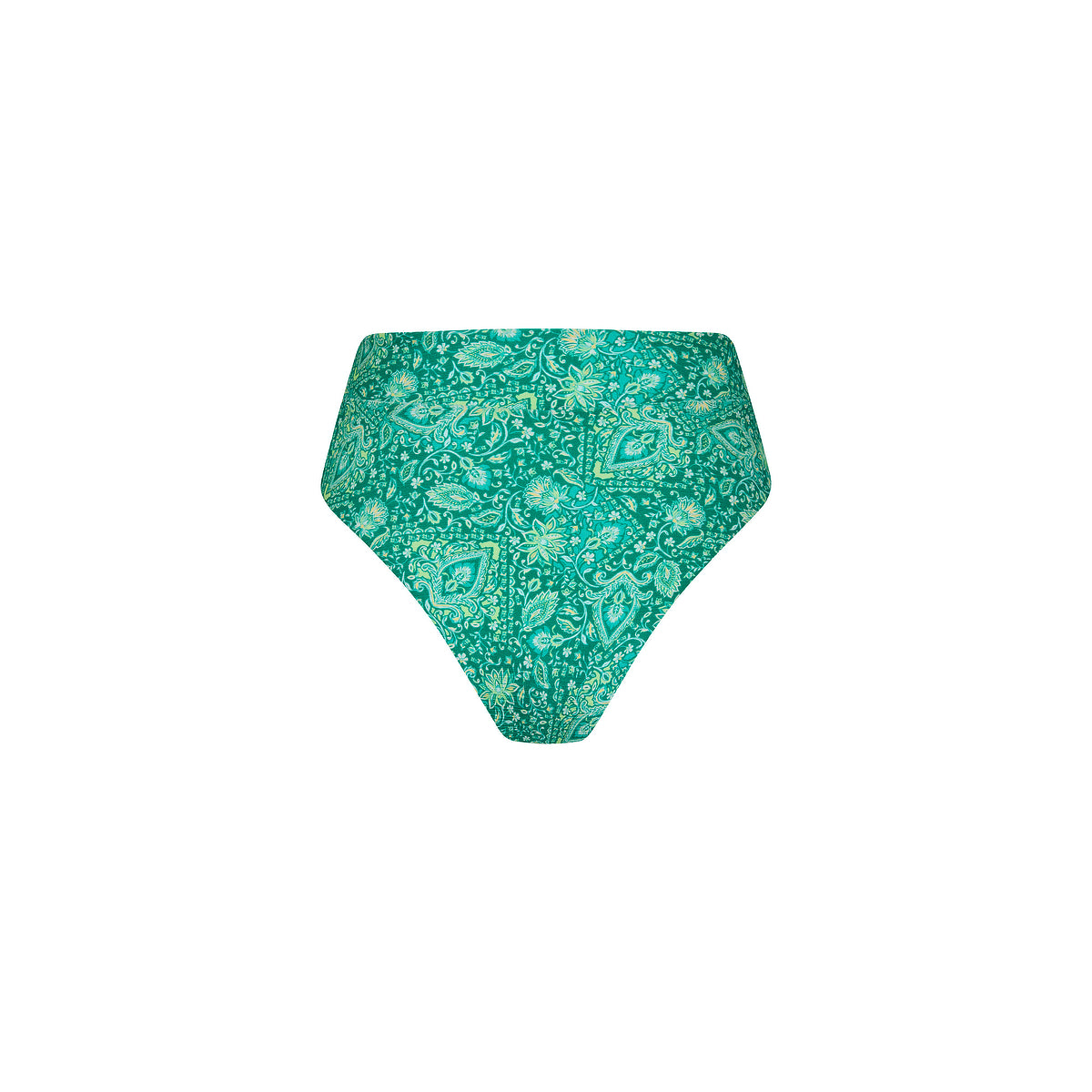 Kulani Kinis - High Hip Cheeky Bikini Bottom - Emerald Aura