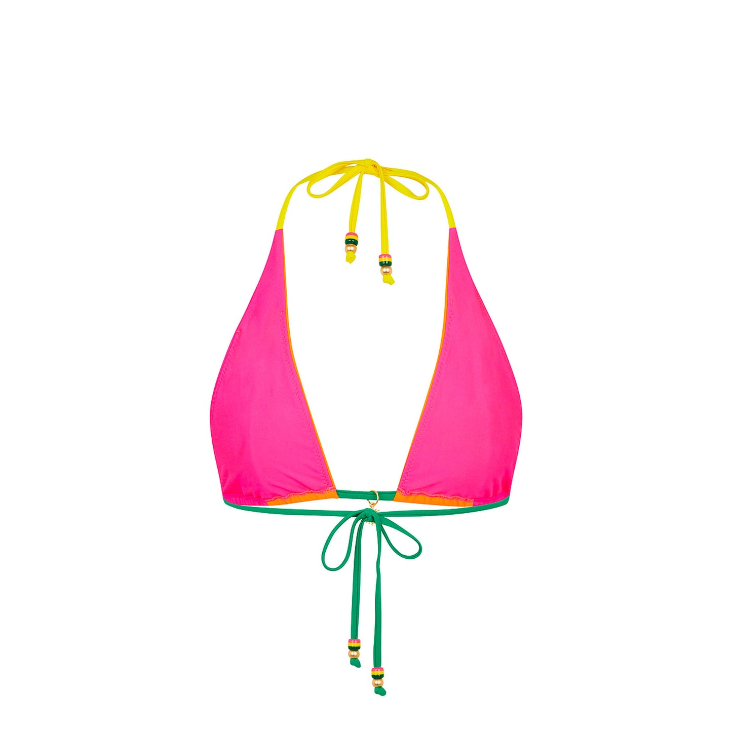 Kulani Kinis - Splice Triangle Bikini Top - Passionfruit Punch