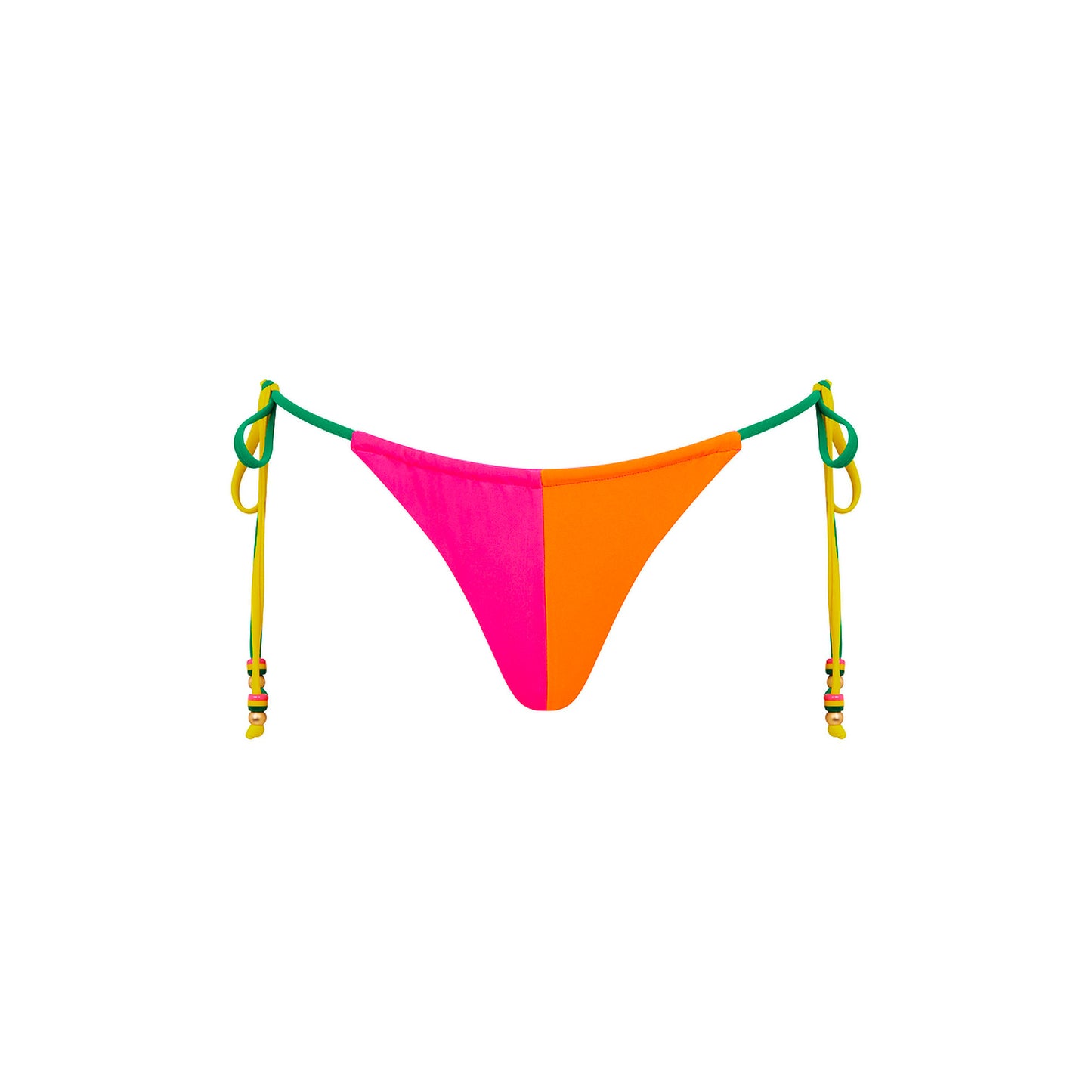 Kulani Kinis - Splice Gathered Tie Bikini Bottom - Passionfruit Punch