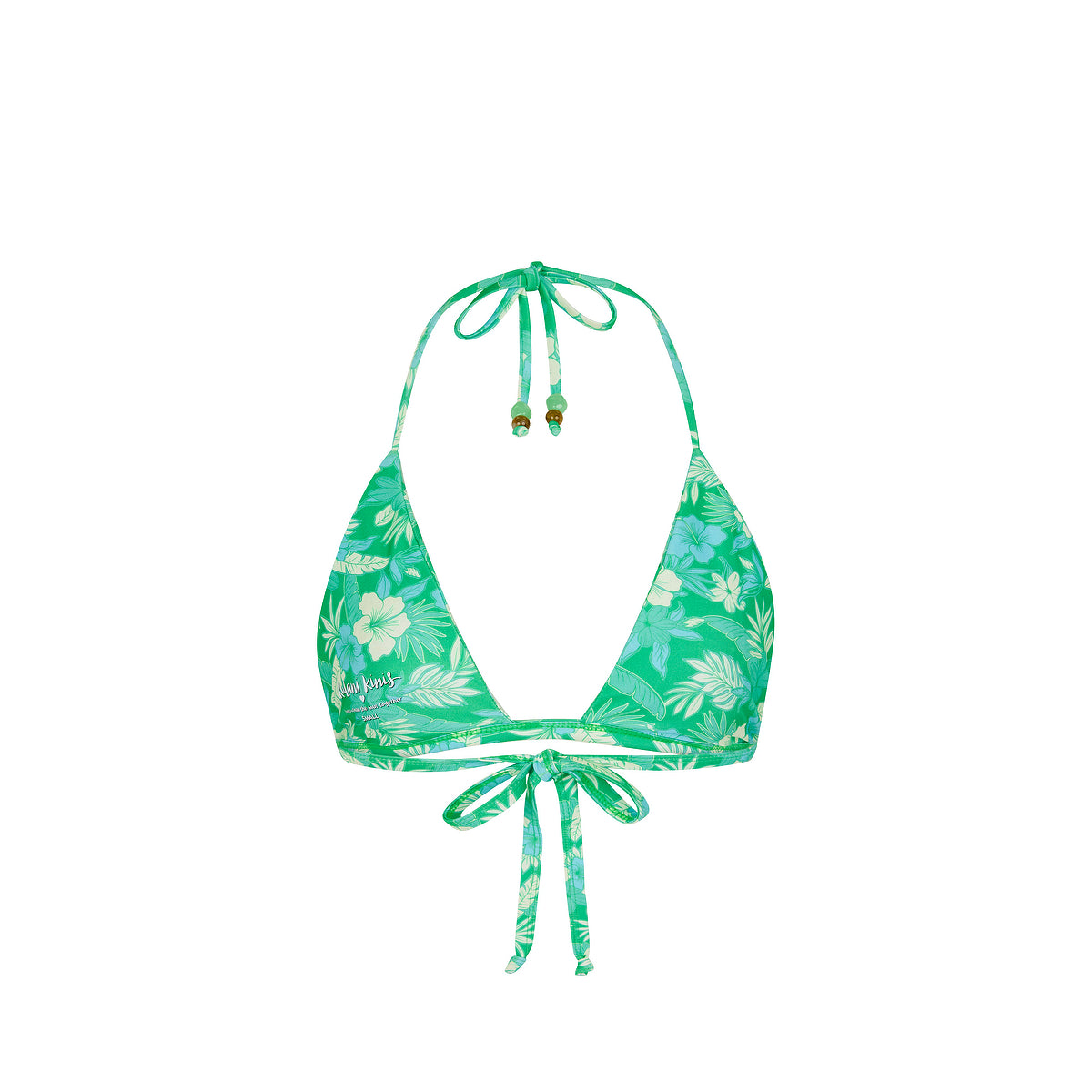 Kulani Kinis - Gathered Stitch Bralette Bikini Top - Barefoot Breeze