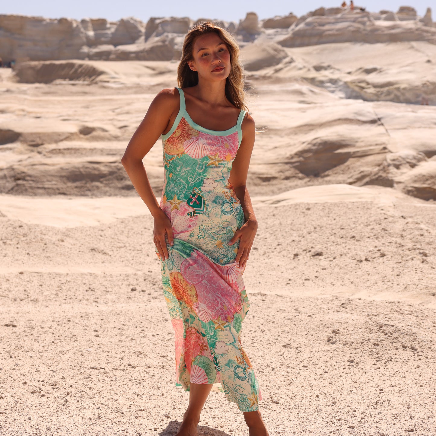 Kulani Kinis - Scoop Low Back Maxi Dress - Neverland