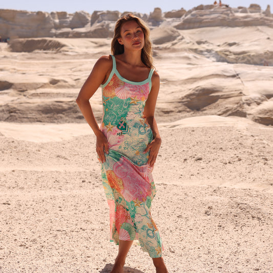 Kulani Kinis - Scoop Low Back Maxi Dress - Neverland