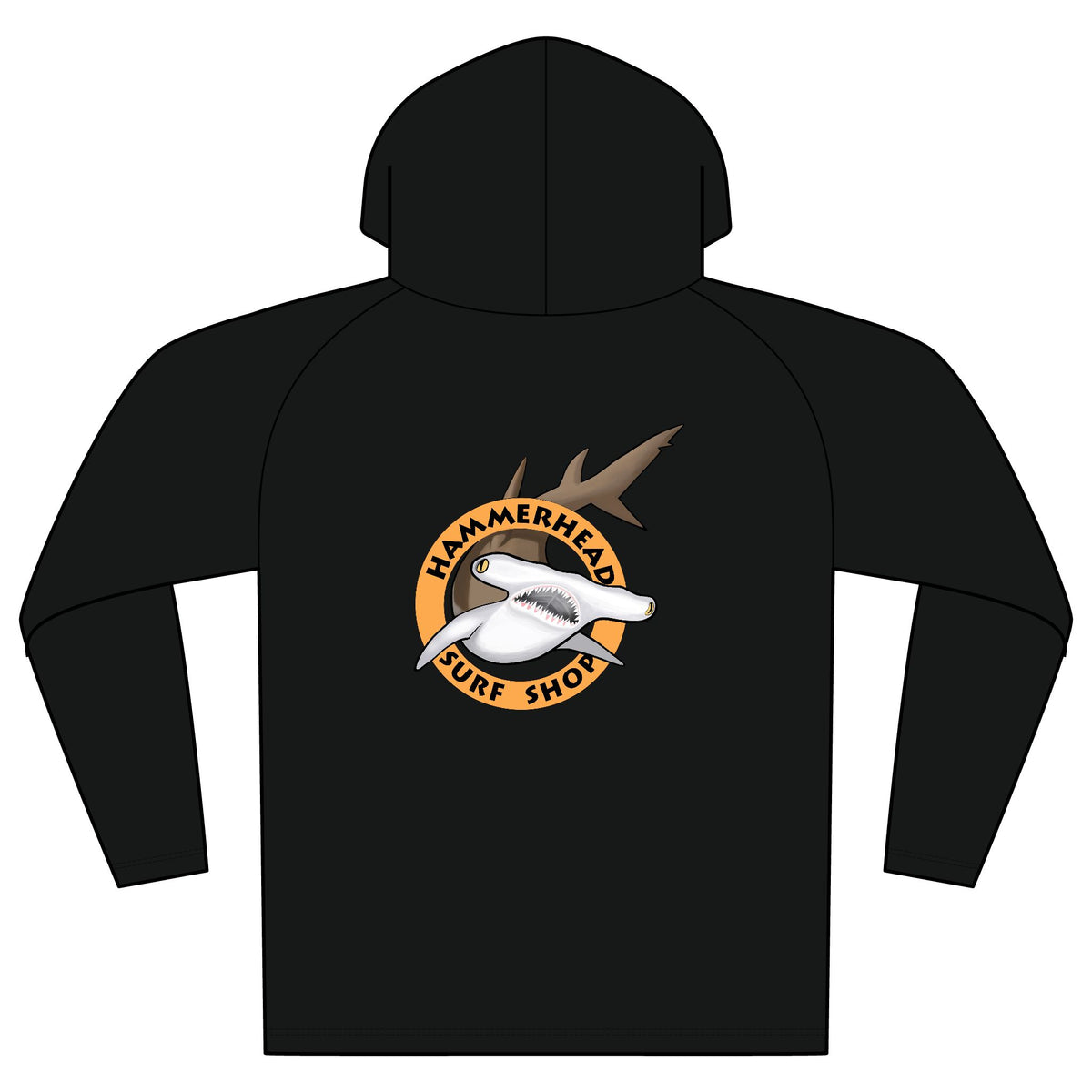 Hammerhead Surf Shop logo Hooded UPF Shirt