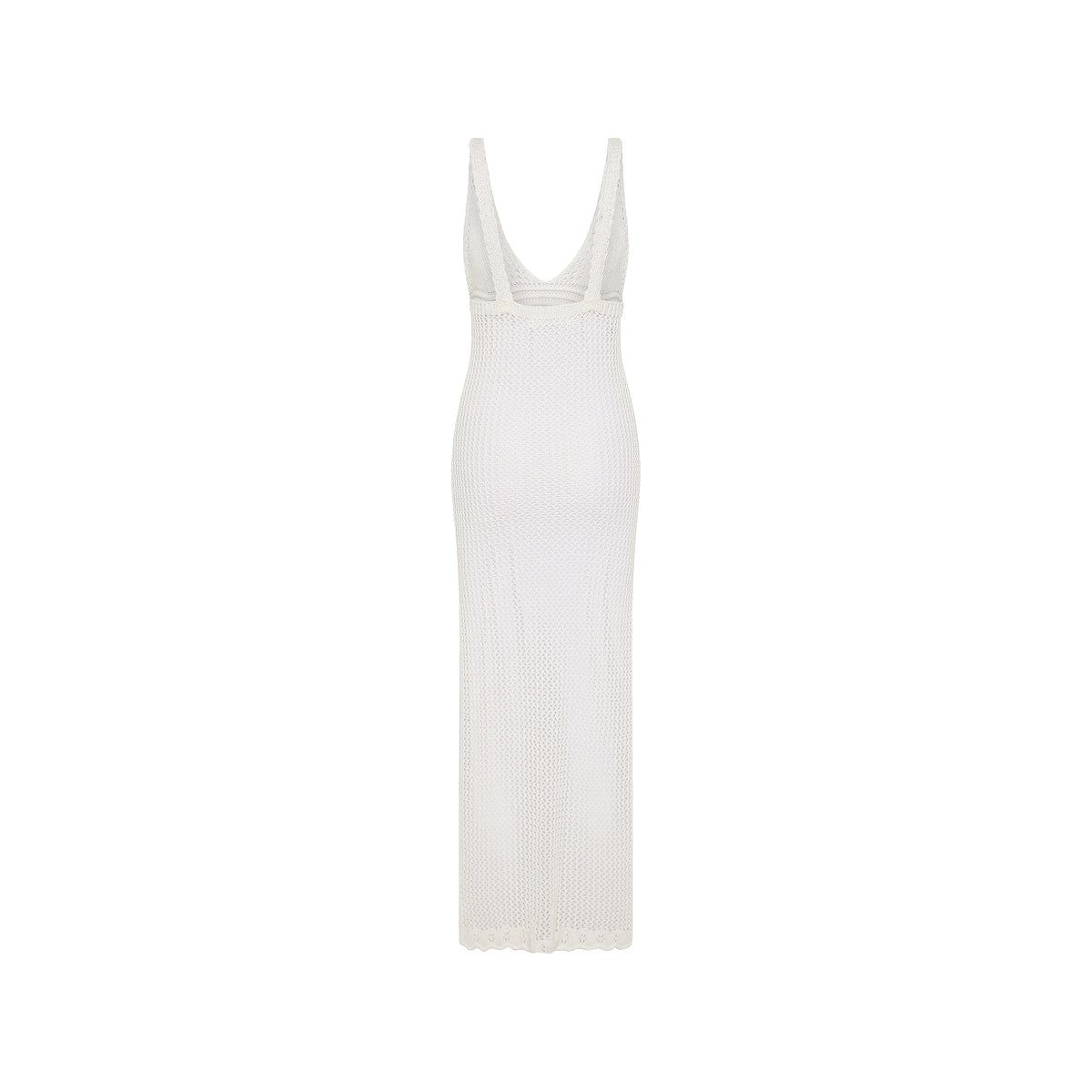 Kulani Kinis - Crochet V Neck Maxi Dress - Ivory