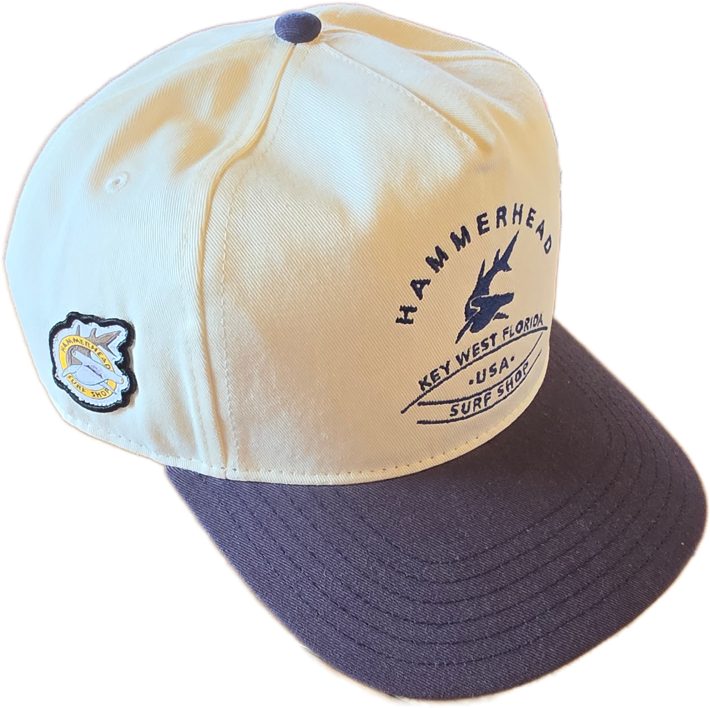 Hammerhead Live Like a Local Cream/Navy Hat