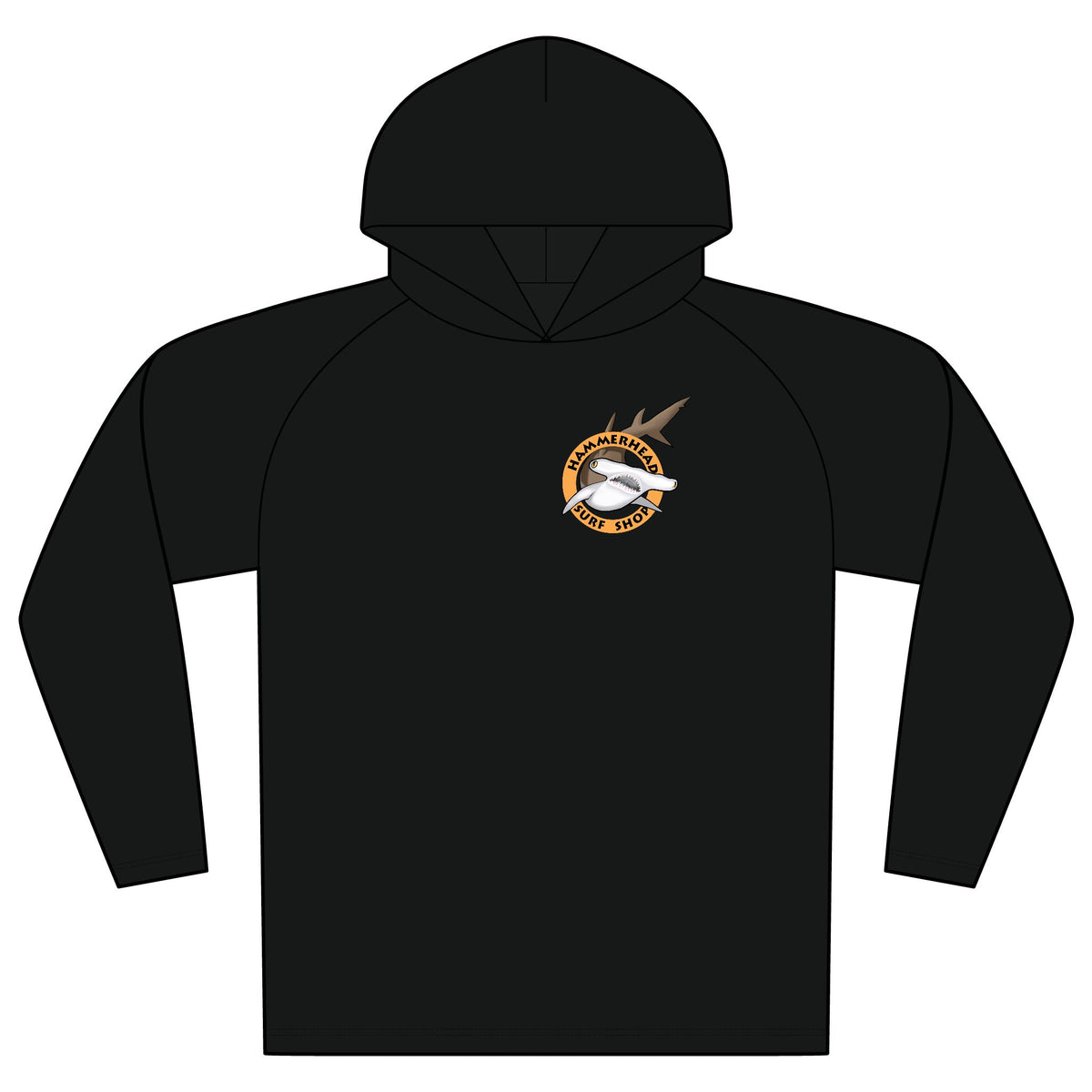 Hammerhead Surf Shop logo Hooded UPF Shirt