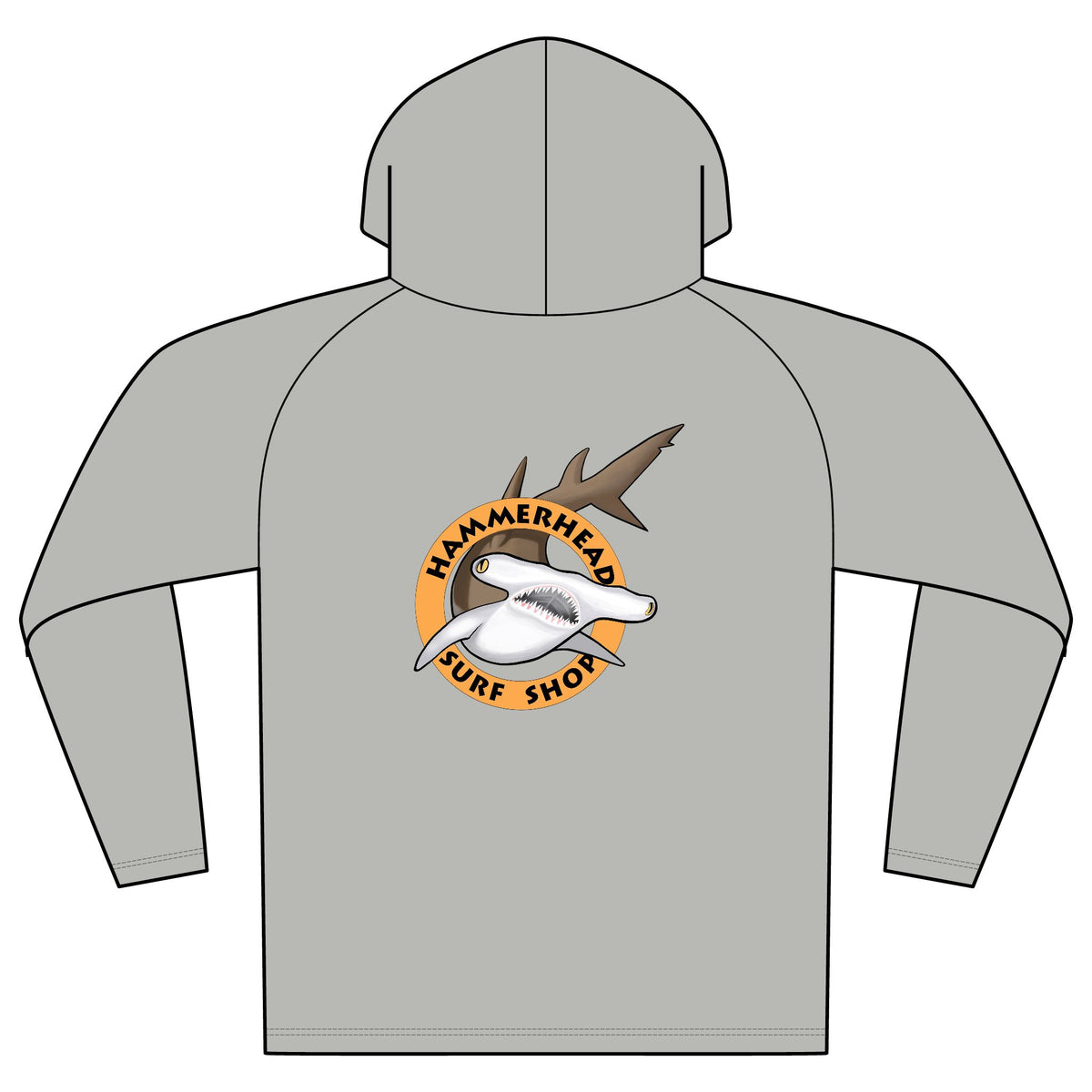 Hammerhead Surf Shop logo Hooded UPF Shirt