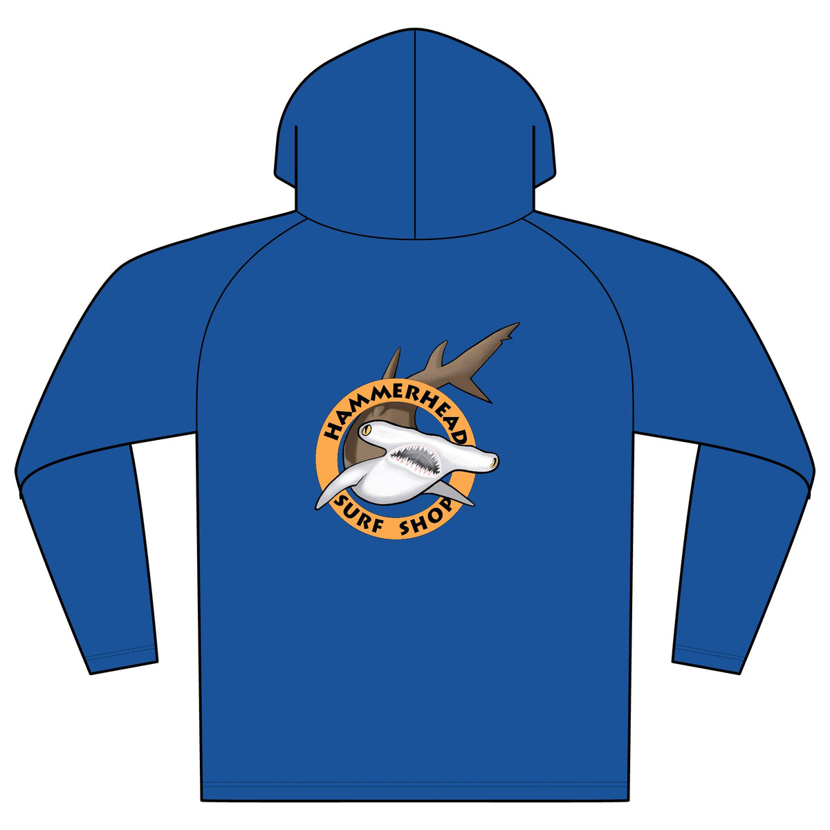 Hammerhead Surf Shop logo Hooded UPF Shirt