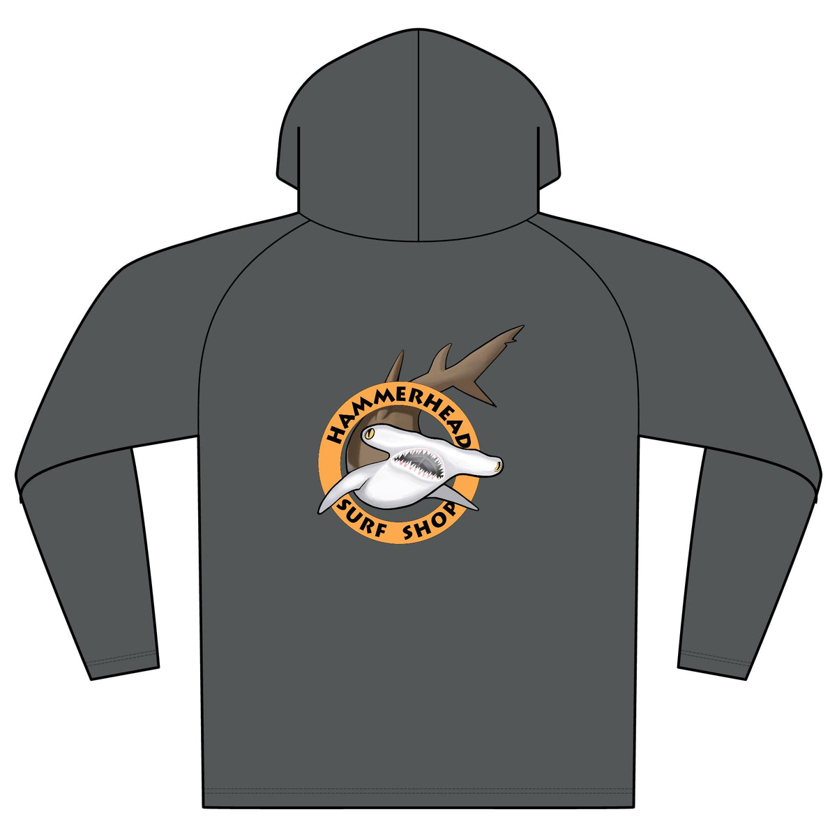 Hammerhead Surf Shop logo Hooded UPF Shirt