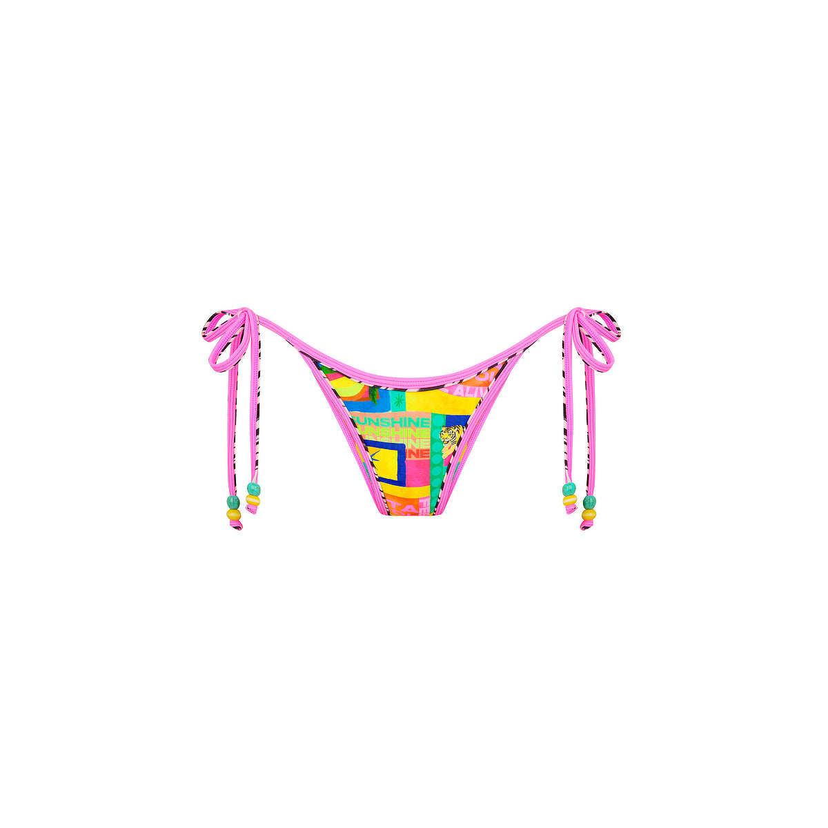 Kulani Kinis - Double Bind Cheeky Tie Bikini Bottom - Sun Honey