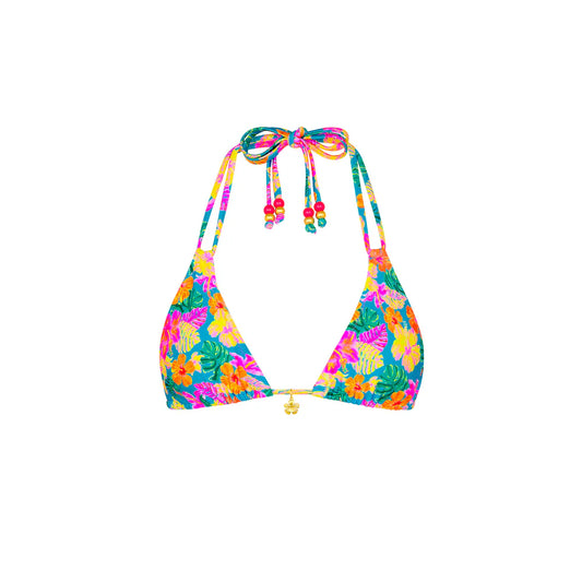 Kulani Kinis - Halter Bralette Bikini Top - Paradise Pop