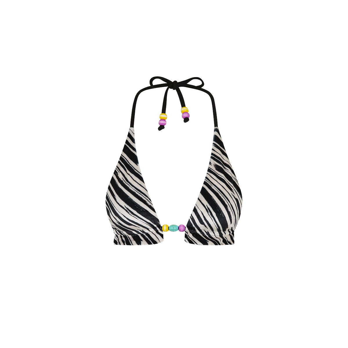 Kulani Kinis - Frill Halter Bralette Bikini Top - Wild Honey