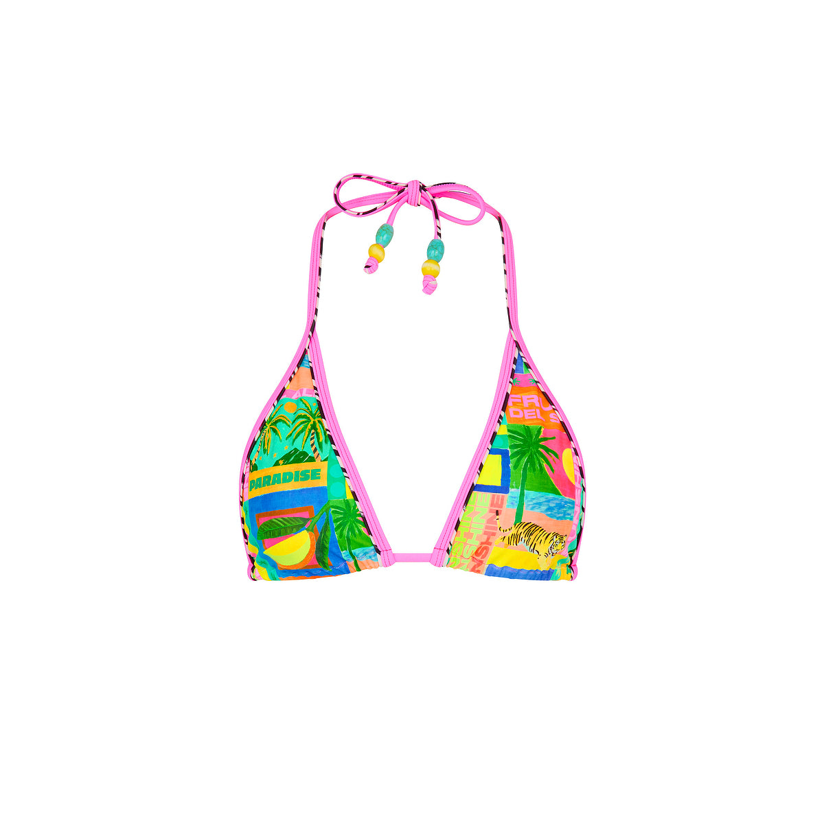 Kulani Kinis - Double Bind Triangle Bikini Top - Sun Honey