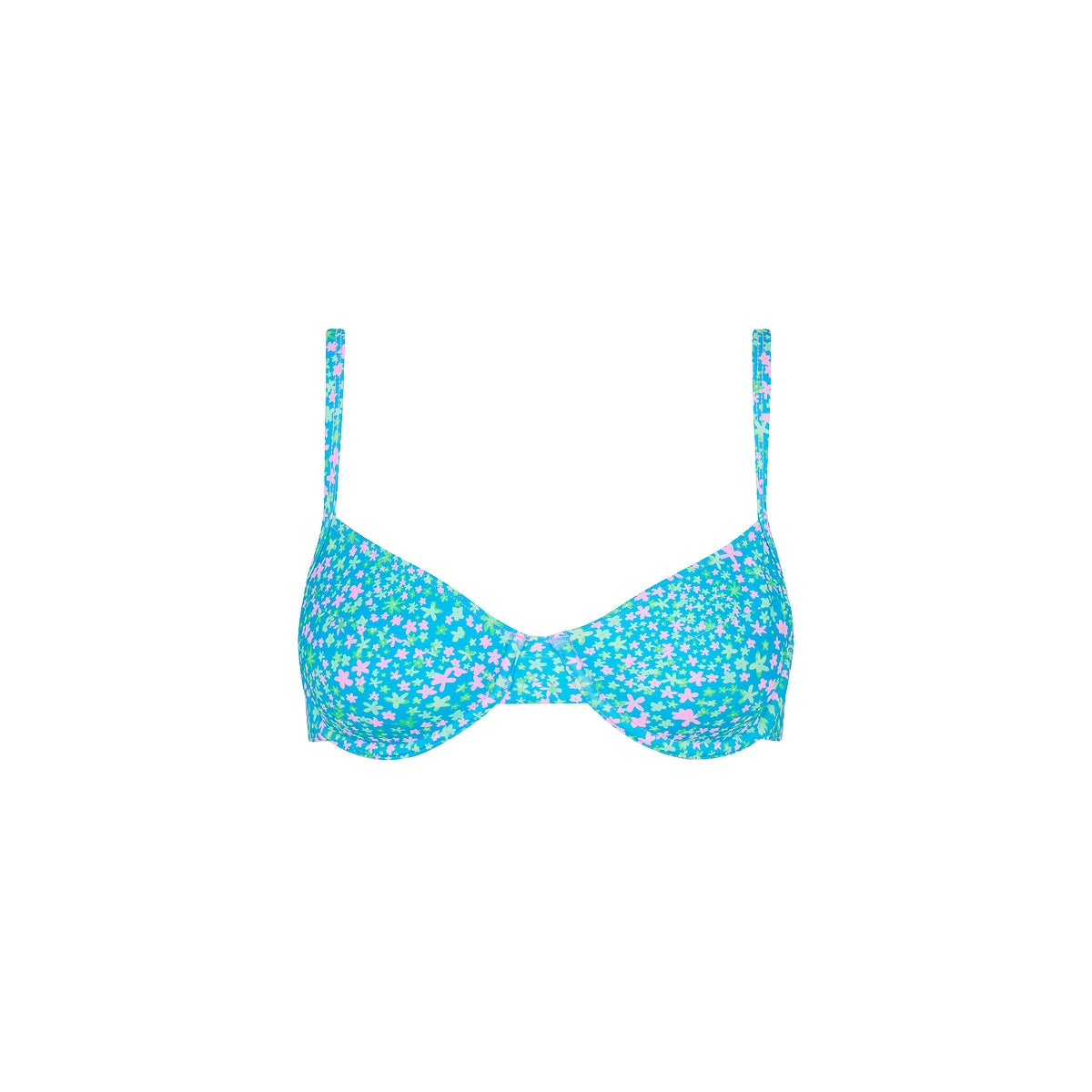 Kulani Kinis - Ditzy Underwire Bra Bikini Top - Ocean Kisses