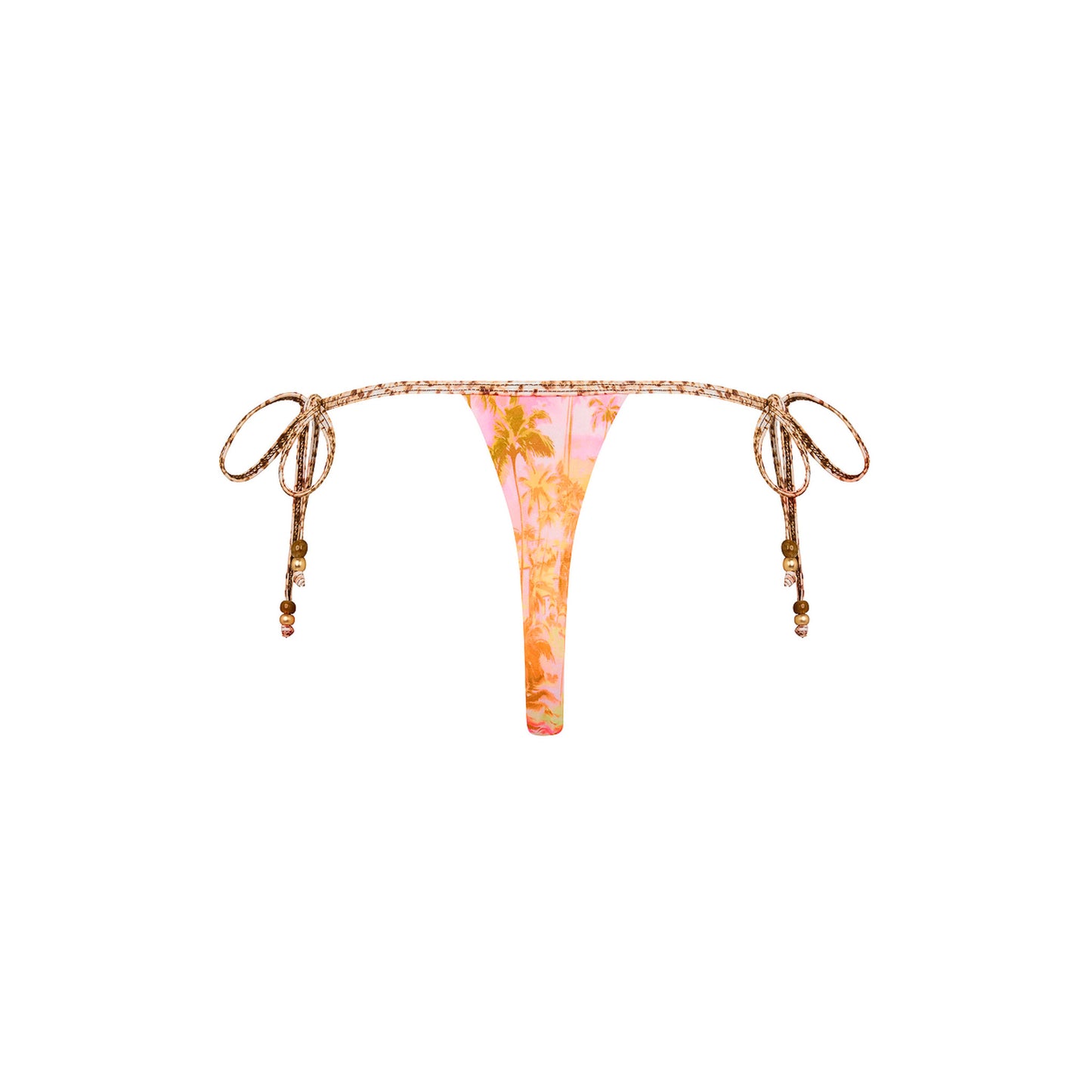Kulani Kinis - Micro Thong Tie Side Bikini Bottom - Wild Skies