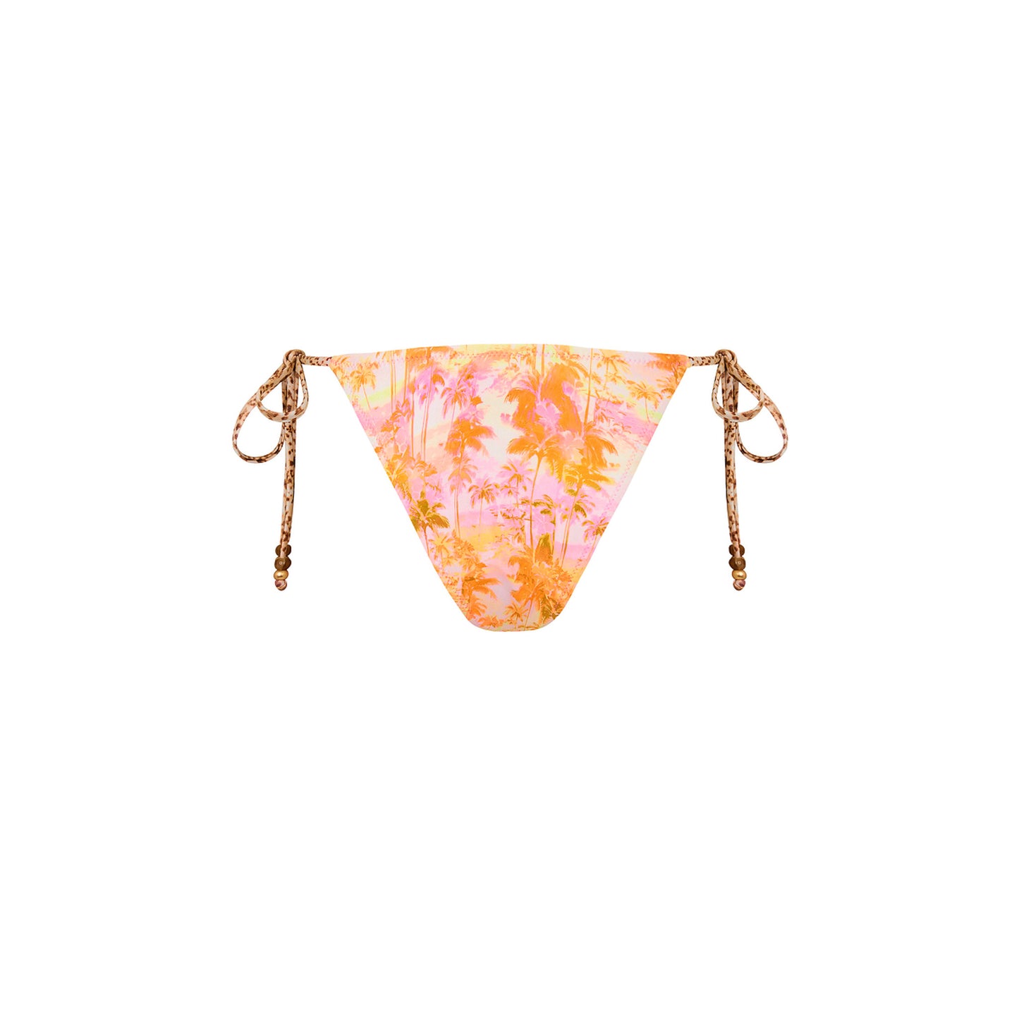 Kulani Kinis - Trio Ring Cheeky Tie Bikini Bottom - Wild Skies