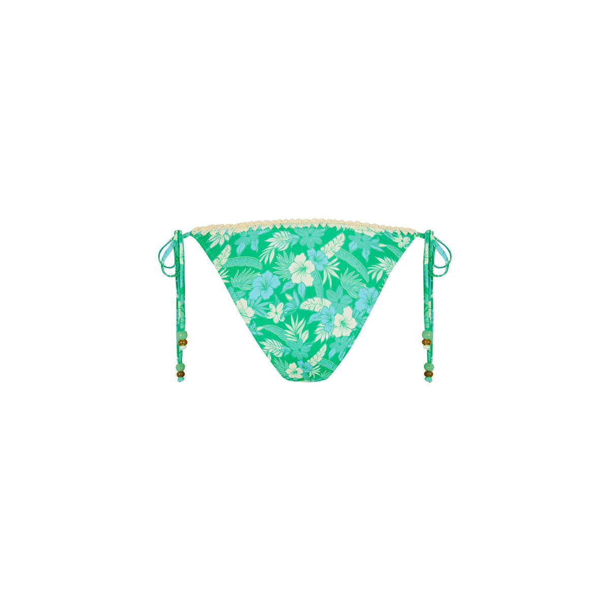 Kulani Kinis - Crochet Dipped Cheeky Tie Bikini Bottom - Barefoot Breeze