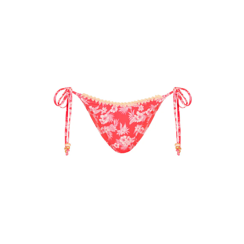 Kulani Kinis - Crochet Dipped Cheeky Tie Bikini Bottom - Island Punch