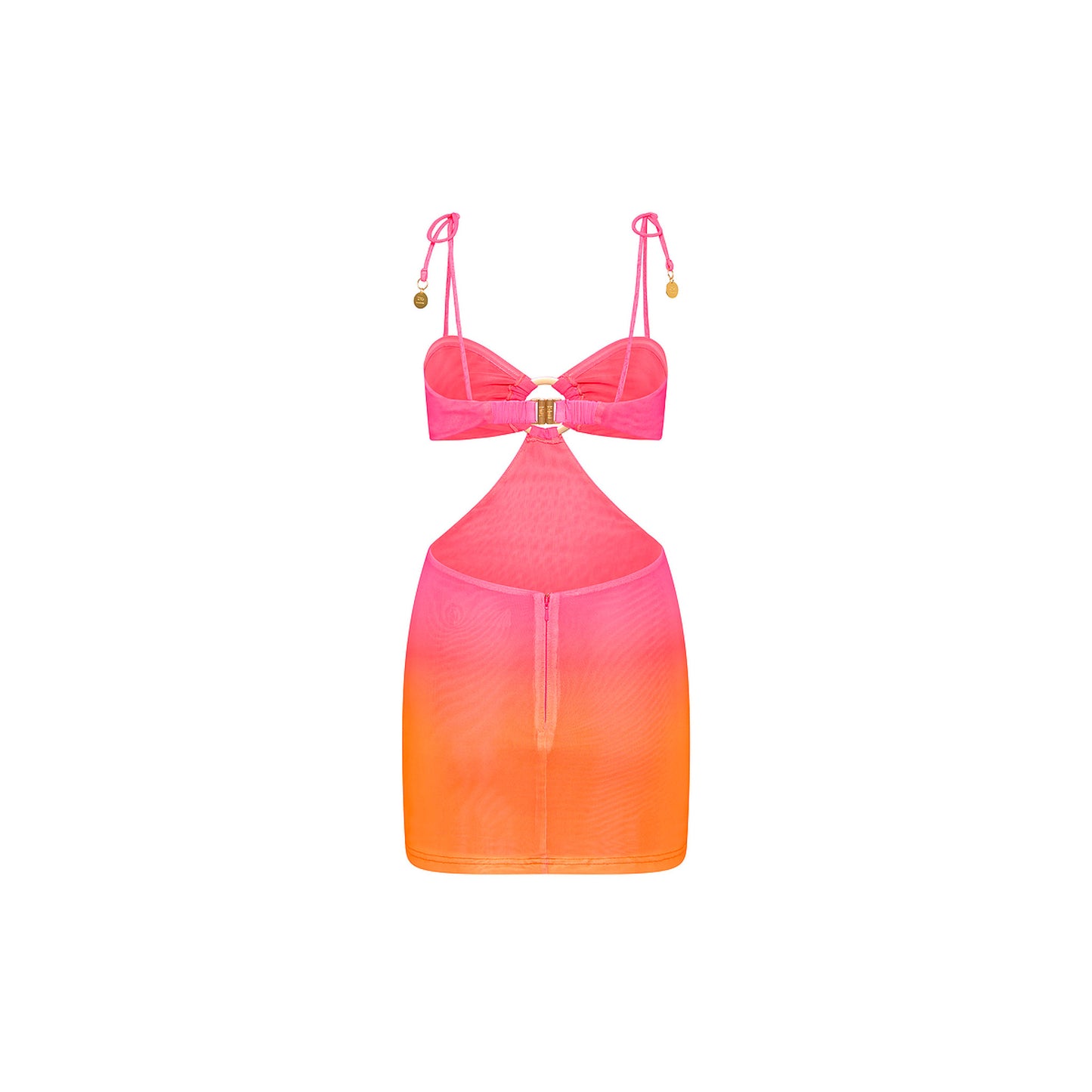 Kulani Kinis - Ring Cut Out Mini Dress - Tropical Heatwave 98 USD