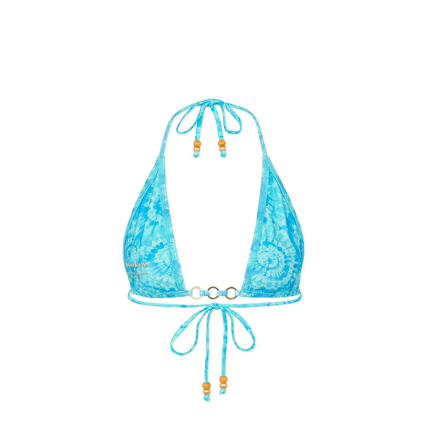 Kulani Kinis - Trio Ring Triangle Bikini Top - Starry Seas