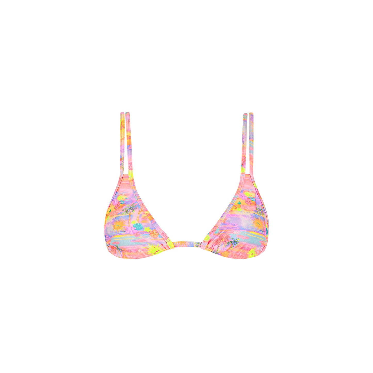 Twin Strap Bralette Bikini Top - Sunset Universe - Kulani Kinis