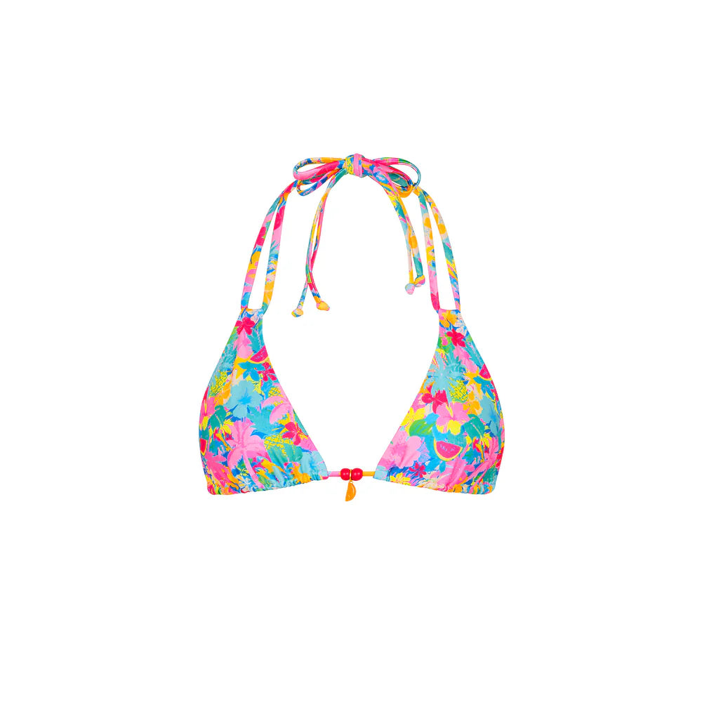 Kulani Kinis - Halter Bralette Bikini Top - Pretty Paradise