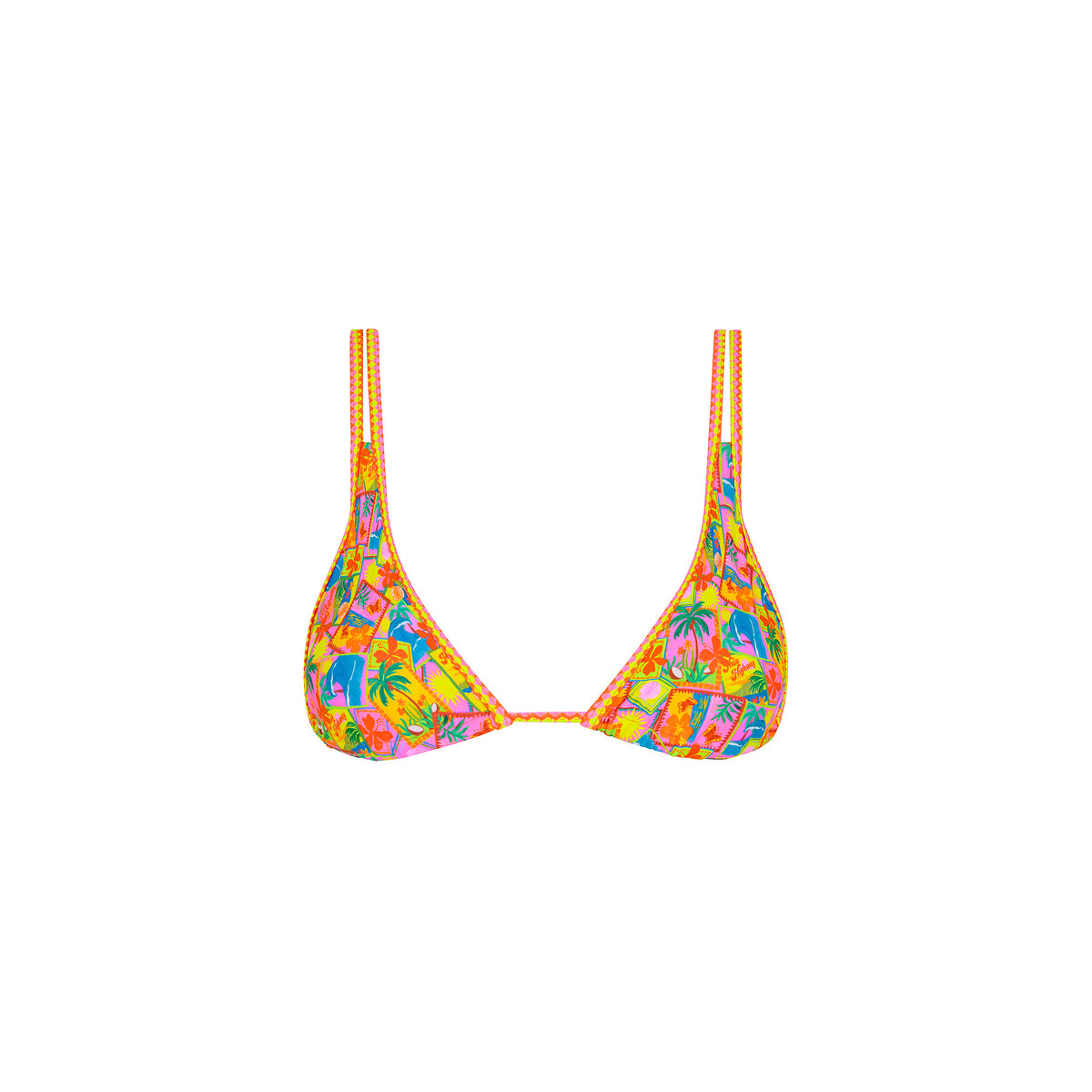 Kulani Kinis - Twin Strap Bralette Bikini Top - Sunshine Snaps