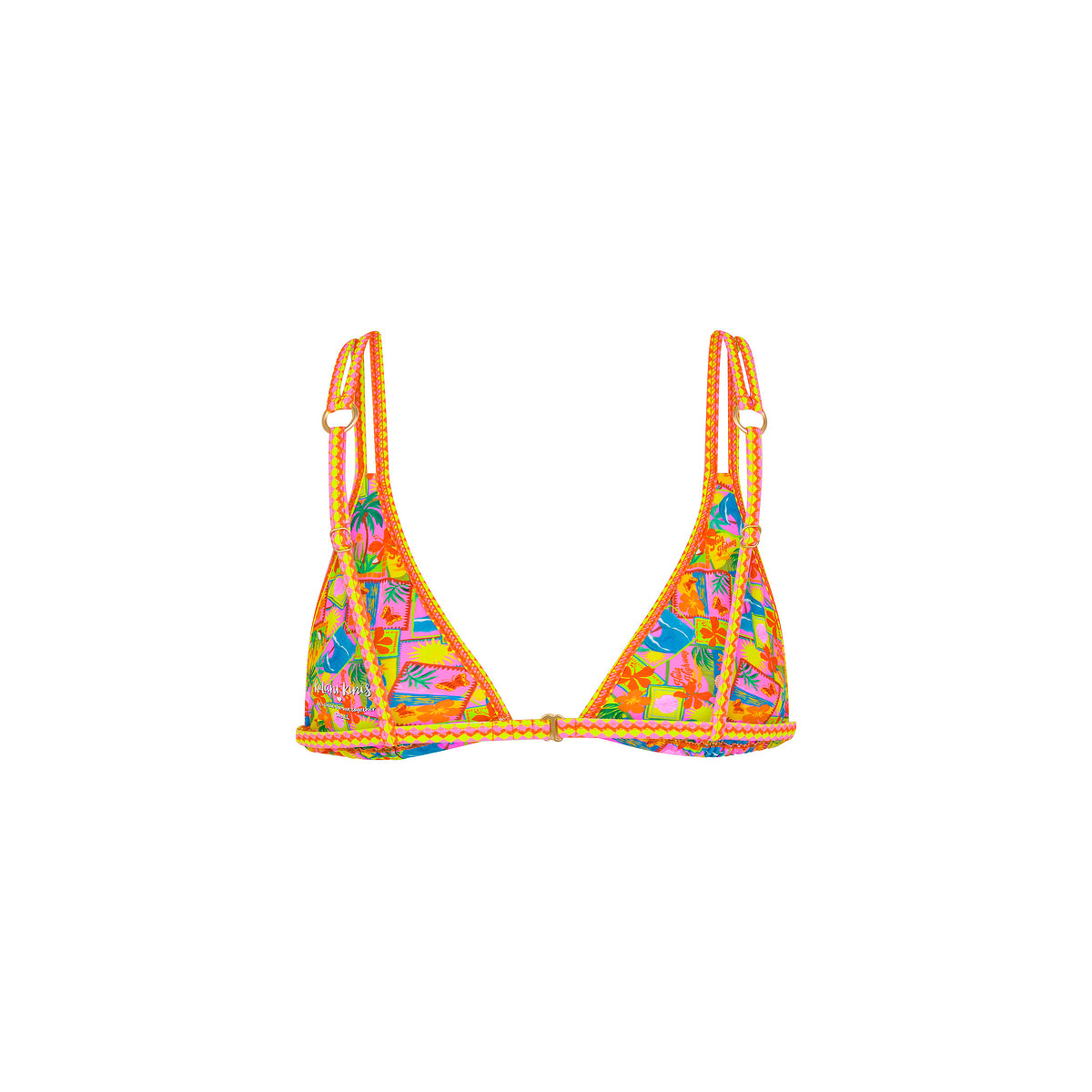 Kulani Kinis - Twin Strap Bralette Bikini Top - Sunshine Snaps