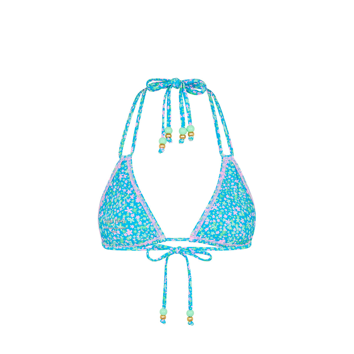 Kulani Kinis - Halter Bralette Bikini Top - Ocean Kisses