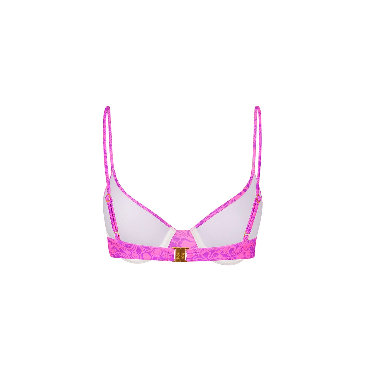 Kulani Kinis - Slim Underwire Bra Bikini Top - Bubble Berry