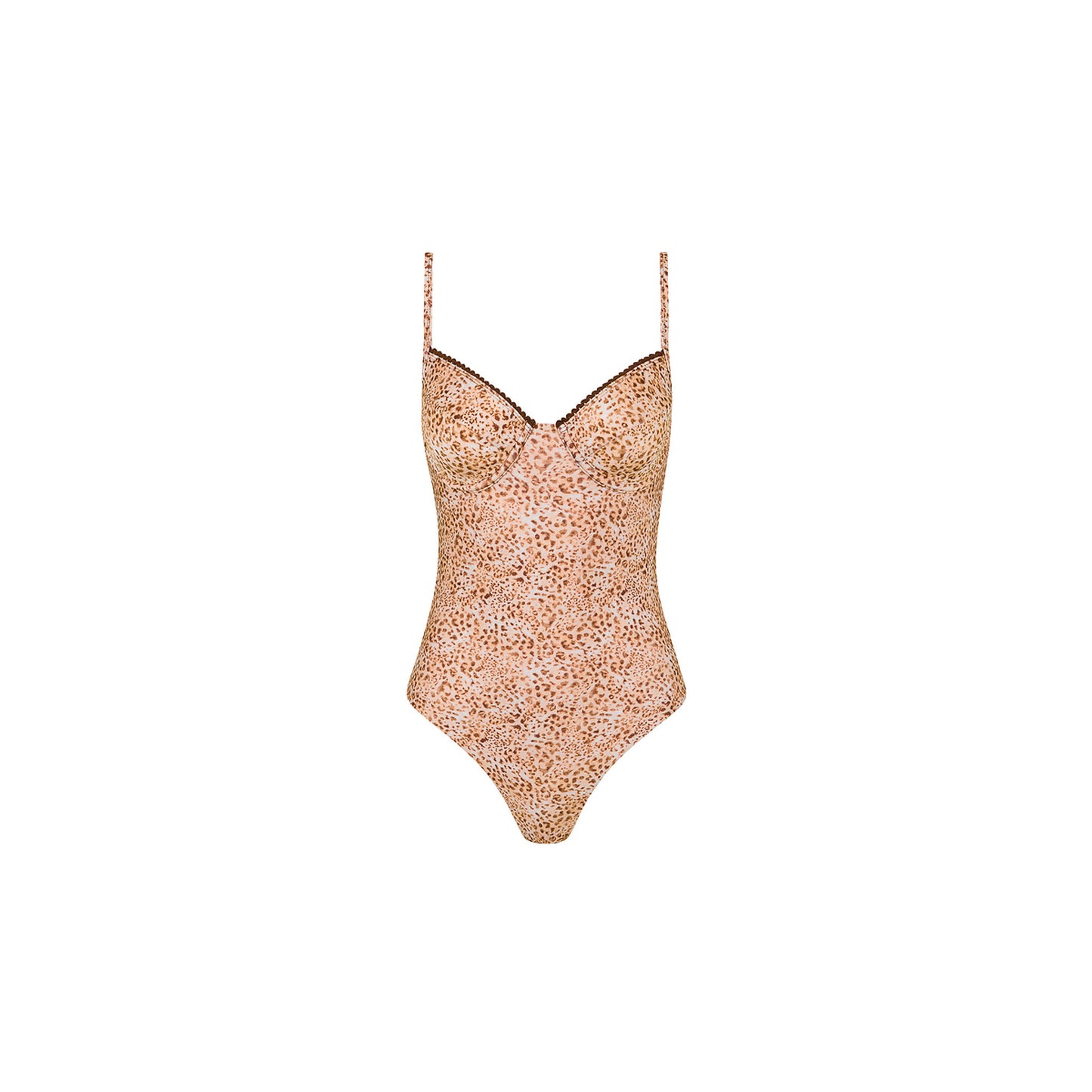 Kulani Kinis - Decorative Underwire Cheeky One Piece - Wild Skies