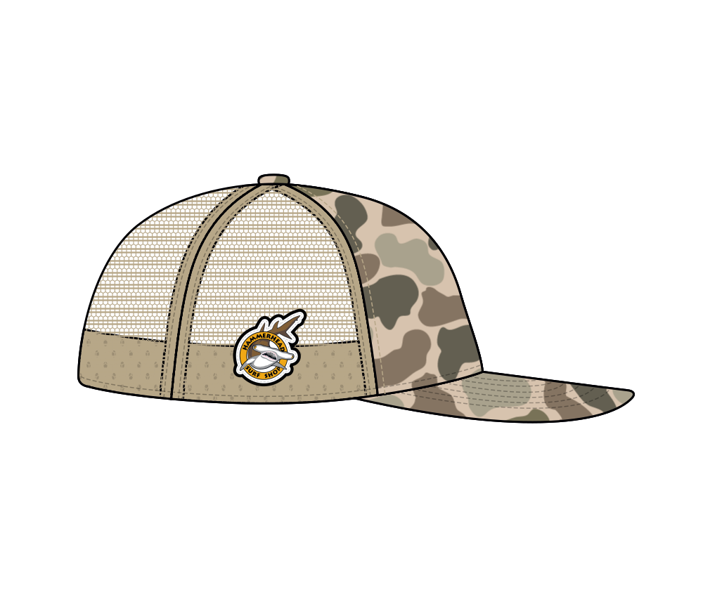 Leather Patch Camo Beige Aaron Hudgins