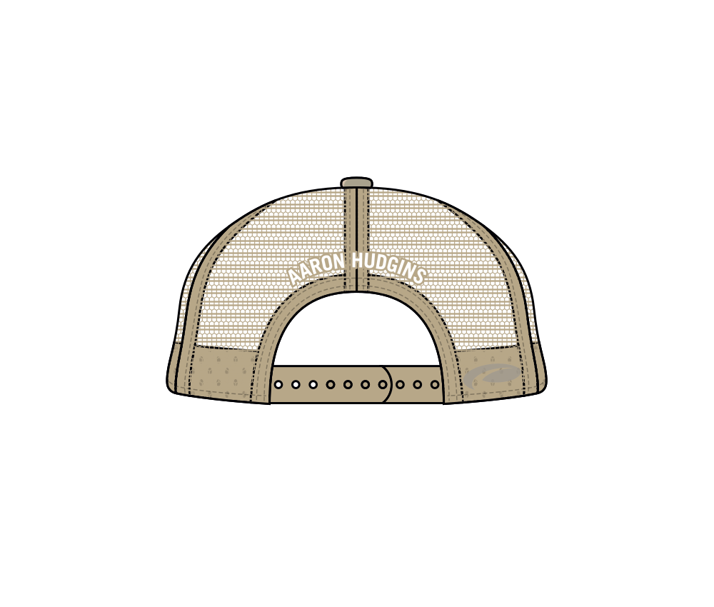 Leather Patch Camo Beige Aaron Hudgins