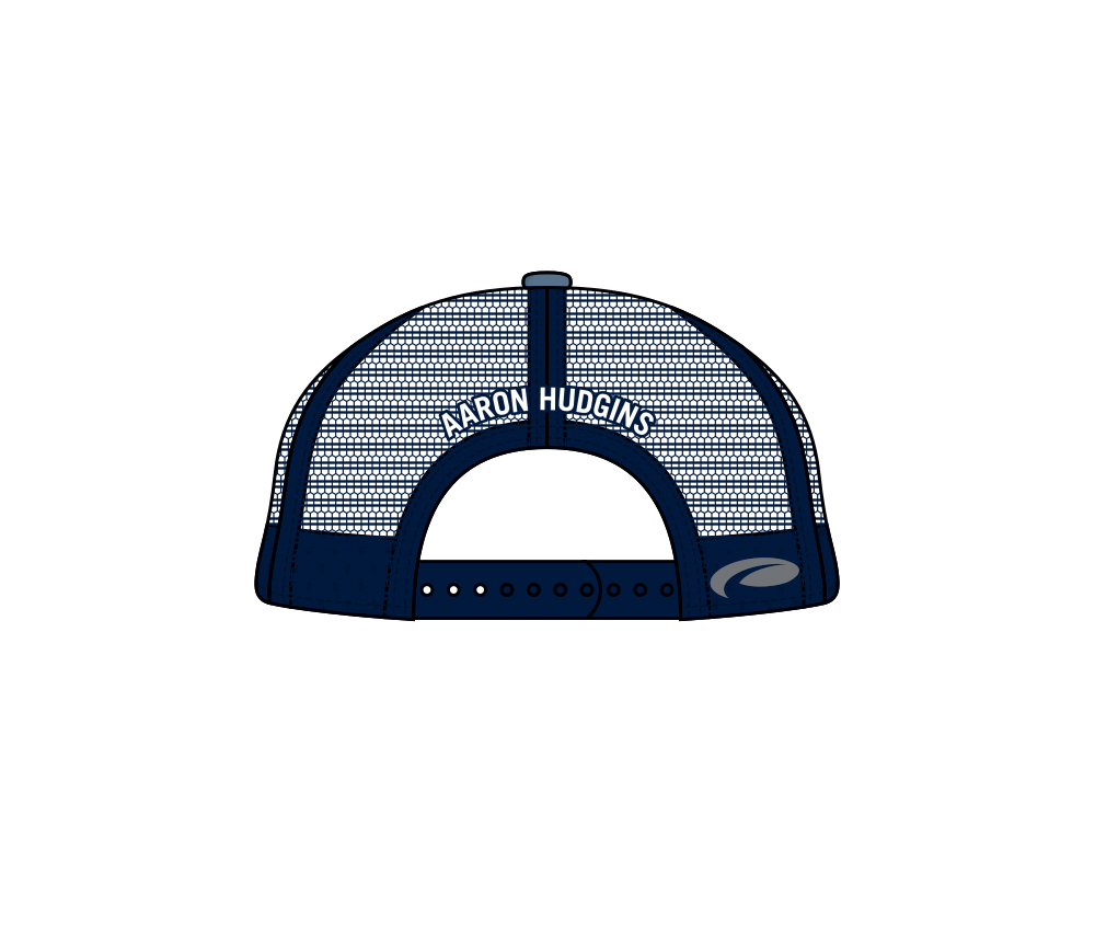 Leather Patch Camo Blue Aaron Hudgins